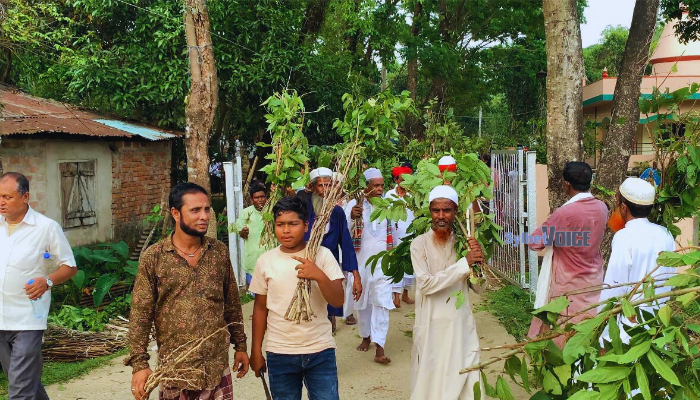 সিলেটে হজরত শাহজালাল (রহ.) মাজারে লাকড়ি তোড়া উৎসব