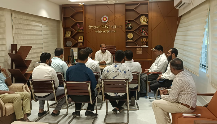 সুনামগঞ্জের জেলা প্রশাসকের জগন্নাথপুর পরিদর্শন